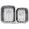 Ruvati 32" Undermount 60/40 Double Bowl 16 Gauge SS Kitchen Sink RVM4310 - alternate 3